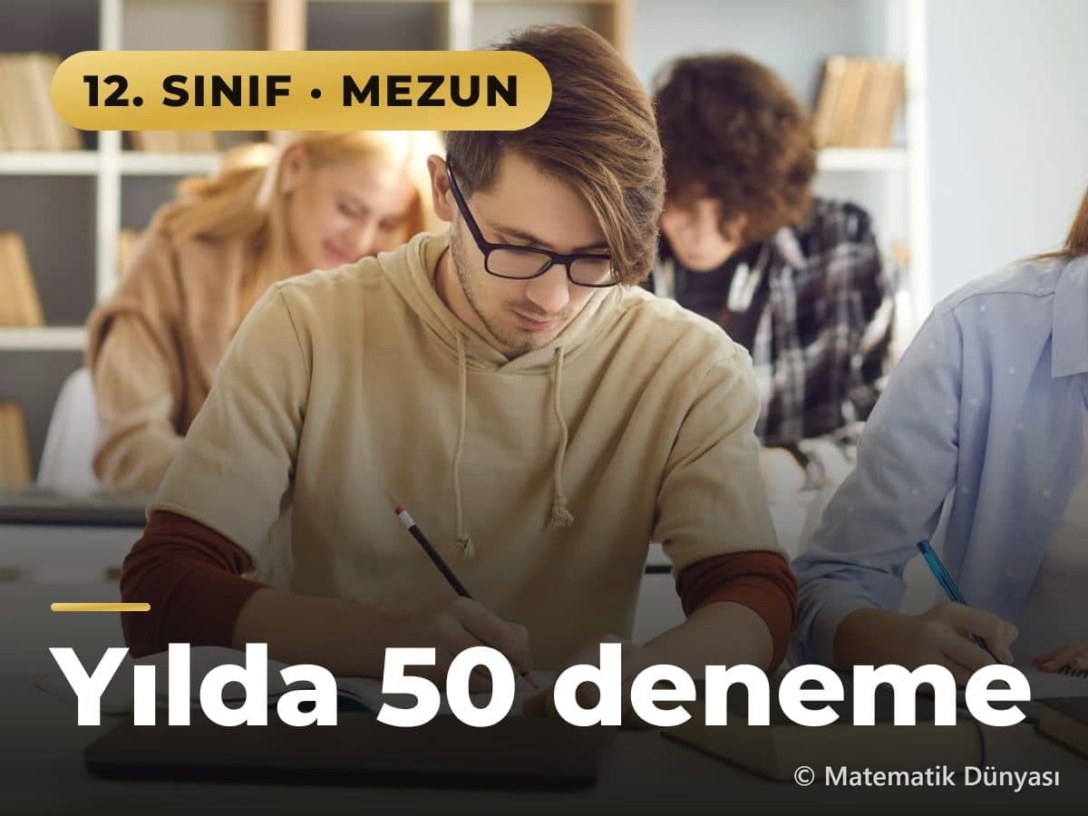 YKS hazırlık: yılda 50 deneme